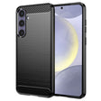 Husa de protectie Techsuit Carbon Silicone compatibil cu Samsung Galaxy S24 Plus, Negru
