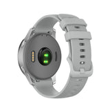 Curea smartwatch Techsuit Watchband 18mm (W006) compatibil cu Huawei Watch GT 4 (41mm)/W1/Honor Watch S1/Garmin Venu 2S/Vivoactive 4S, Gri