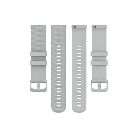 Curea smartwatch Techsuit Watchband 18mm (W006) compatibil cu Huawei Watch GT 4 (41mm)/W1/Honor Watch S1/Garmin Venu 2S/Vivoactive 4S, Gri