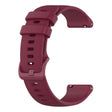 Curea smartwatch Techsuit Watchband 18mm (W006) compatibil cu Huawei Watch GT 4 (41mm)/W1/Honor Watch S1/Garmin Venu 2S/Vivoactive 4S, Burgundy