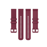 Curea smartwatch Techsuit Watchband 18mm (W006) compatibil cu Huawei Watch GT 4 (41mm)/W1/Honor Watch S1/Garmin Venu 2S/Vivoactive 4S, Burgundy