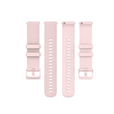 Curea smartwatch Techsuit Watchband 18mm (W006) compatibil cu Huawei Watch GT 4 (41mm)/W1/Honor Watch S1/Garmin Venu 2S/Vivoactive 4S, Roz
