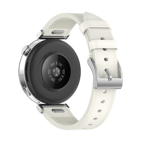 Techsuit okosóra-szíj, kompatibilis a Huawei Watch GT 4 (41 mm), Honor Watch S1 és Garmin Venu 2S modellekkel, fehér