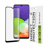 Folie de protectie Techsuit 111D Full Cover / Full Glue Glass compatibil cu Samsung Galaxy A22 4G / M22 4G, Negru
