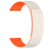 Curea smartwatch Techsuit Watchband 22mm (W074) compatibil cu Samsung Galaxy Watch (46mm)/Watch 3/Gear S3, Huawei Watch GT/GT 2 (46mm), Bej / Orange