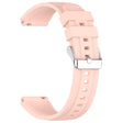 Curea smartwatch Techsuit Watchband 18mm (W075) compatibil cu Huawei Watch GT 4 (41mm)/W1/Honor Watch S1/Garmin Venu 2S/Vivoactive 4S, Roz