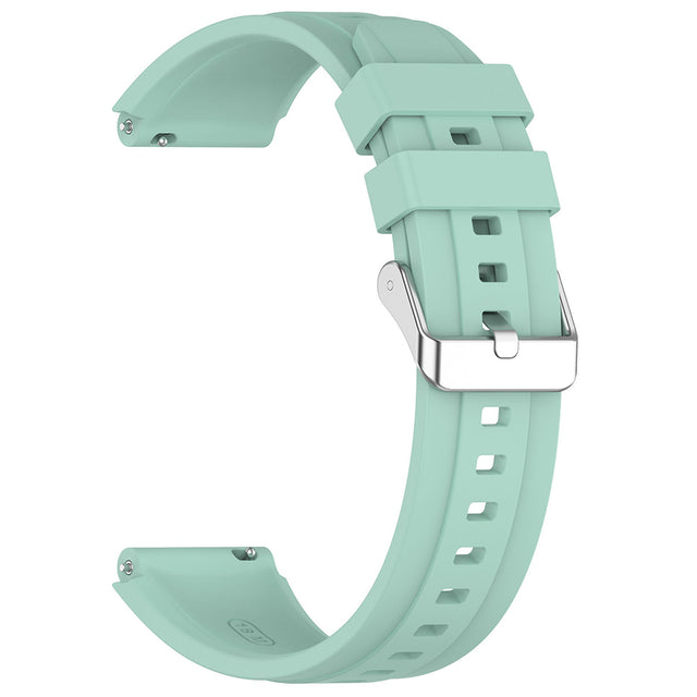 Curea smartwatch Techsuit Watchband 18mm (W075) compatibil cu Huawei Watch GT 4 (41mm)/W1/Honor Watch S1/Garmin Venu 2S/Vivoactive 4S, Verde Menta