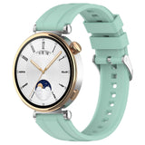 Curea smartwatch Techsuit Watchband 18mm (W075) compatibil cu Huawei Watch GT 4 (41mm)/W1/Honor Watch S1/Garmin Venu 2S/Vivoactive 4S, Verde Menta