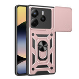 Husa de protectie Techsuit CamShield Series compatibil cu Xiaomi Redmi Note 14 4G (Standard), Roz Auriu