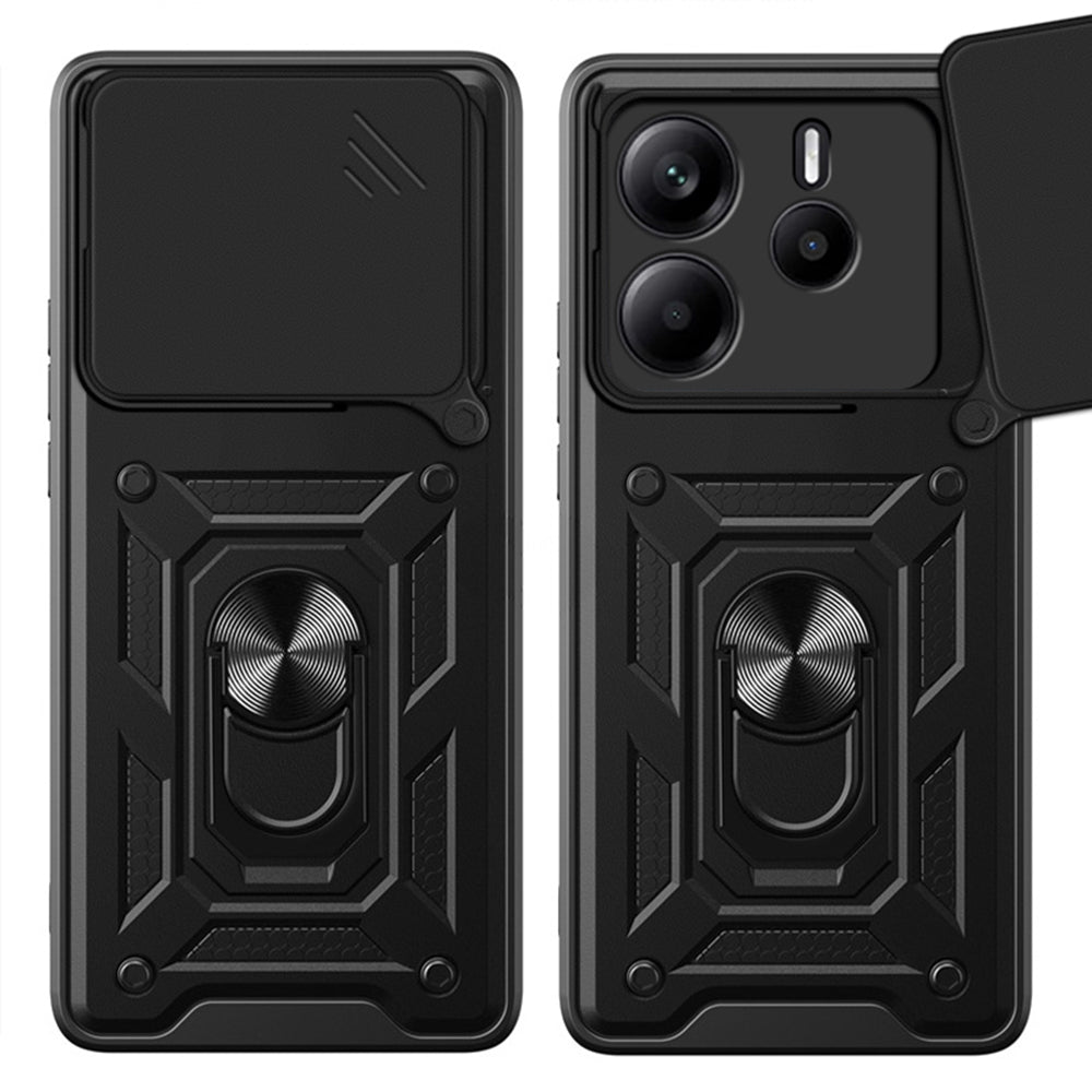 Husa de protectie Techsuit CamShield Series compatibil cu Xiaomi Redmi Note 14 4G (Standard), Roz Auriu