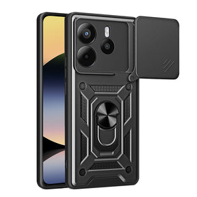 Husa de protectie Techsuit CamShield Series compatibil cu Xiaomi Redmi Note 14 4G (Standard), Negru