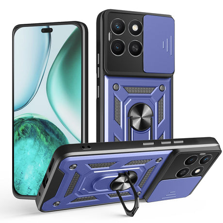 Husa de protectie Techsuit CamShield Series compatibil cu Honor X8c, Albastru