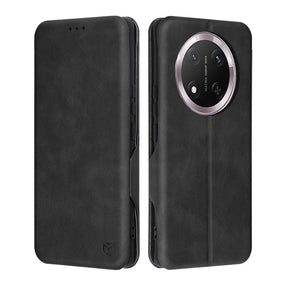 Husa de protectie Techsuit Safe Wallet Plus compatibil cu Honor Magic7 Lite / X9c, Negru
