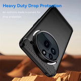 Husa de protectie Techsuit Carbon Silicone compatibil cu Nothing Phone (3a) Pro, Negru