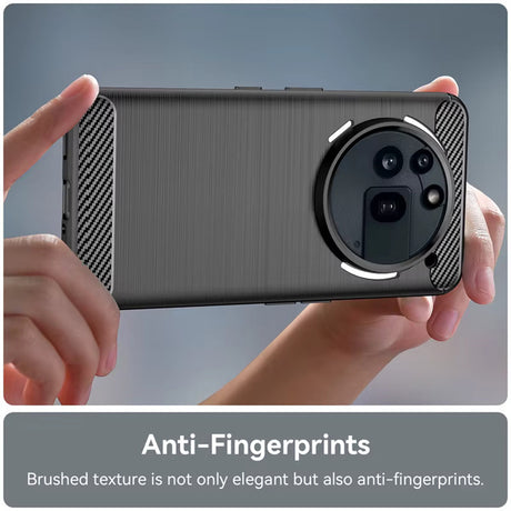 Husa de protectie Techsuit Carbon Silicone compatibil cu Nothing Phone (3a) Pro, Negru