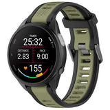Curea smartwatch Techsuit Watchband 20mm (W053) compatibil cu Samsung Galaxy Watch 4/5/Active 2, Huawei Watch GT 3 (42mm)/GT 3 Pro (43mm), Kaki