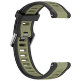 Curea smartwatch Techsuit Watchband 20mm (W053) compatibil cu Samsung Galaxy Watch 4/5/Active 2, Huawei Watch GT 3 (42mm)/GT 3 Pro (43mm), Kaki