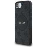 Husa de protectie Guess 4G Circle Classic Logo MagSafe (GUHMPSE4P4PGRSGW) compatibil cu iPhone 16e / iPhone 17e, Maro