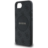 Husa de protectie Guess 4G Circle Classic Logo MagSafe (GUHMPSE4P4PGRSGW) compatibil cu iPhone 16e / iPhone 17e, Maro