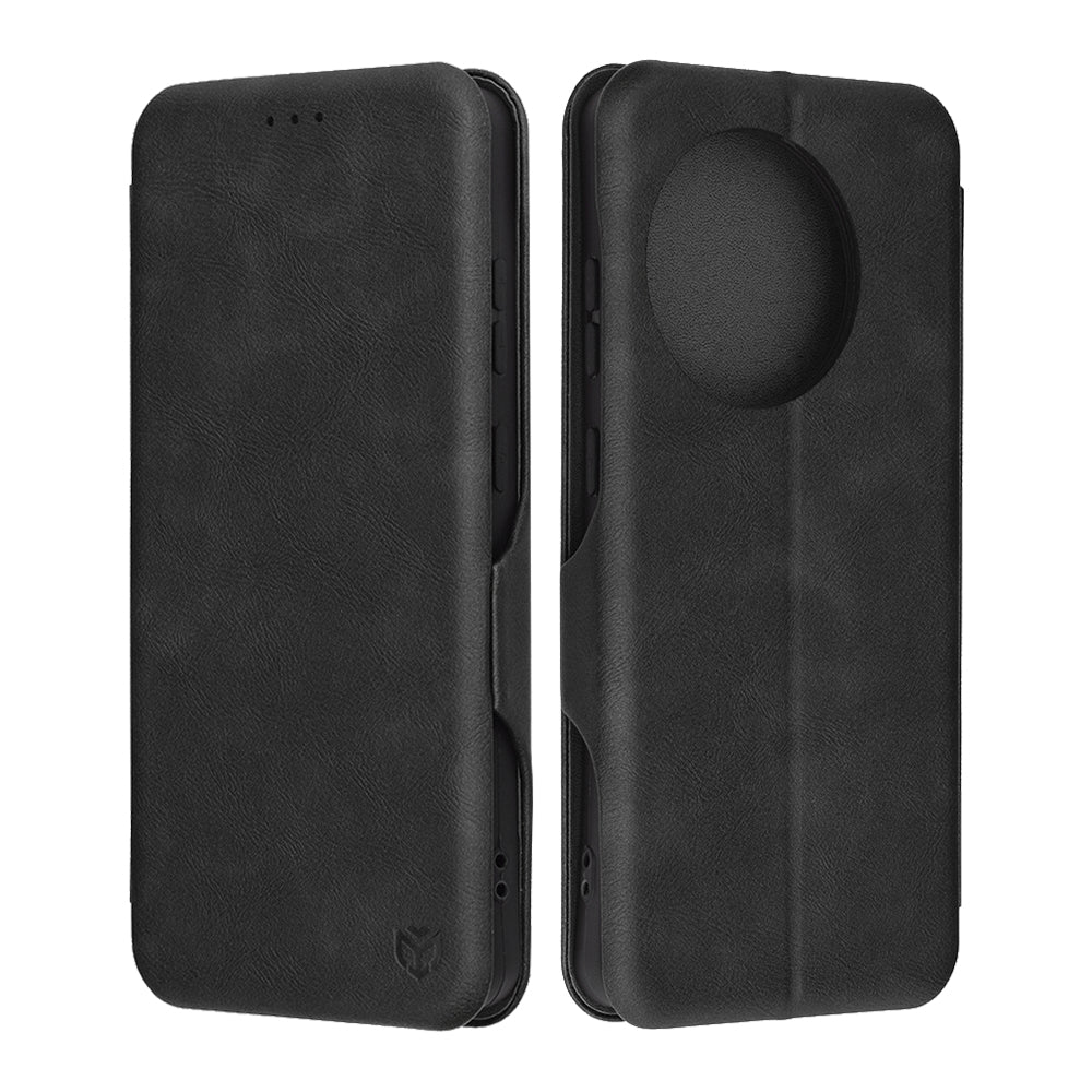 Husa de protectie Techsuit Safe Wallet Plus compatibil cu OnePlus 13R, Negru