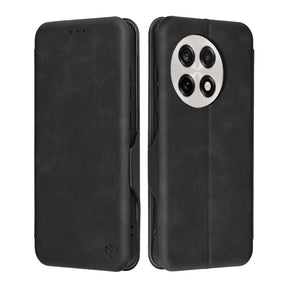 Husa de protectie Techsuit Safe Wallet Plus compatibil cu OnePlus 13R, Negru