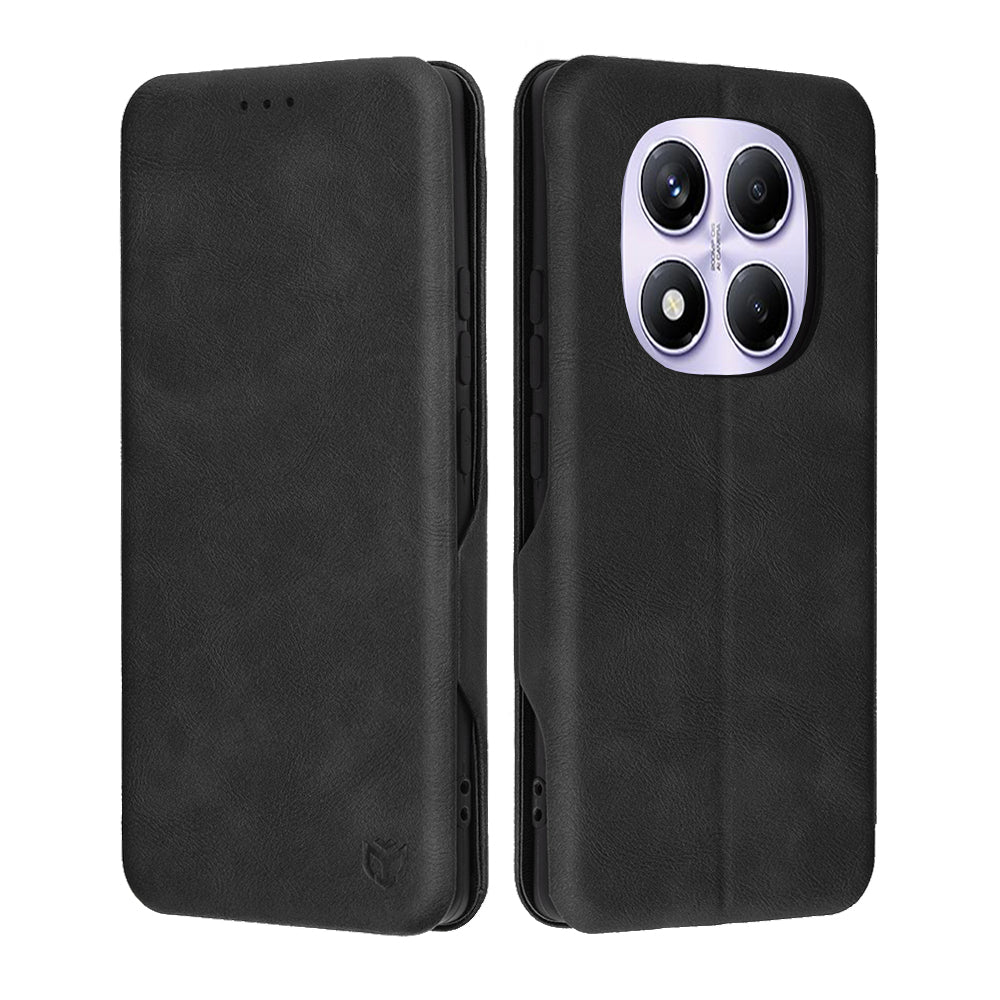 Husa de protectie Techsuit Safe Wallet Plus compatibil cu Xiaomi Redmi Note 14 Pro 4G, Negru