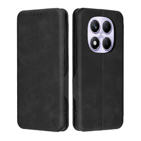 Husa de protectie Techsuit Safe Wallet Plus compatibil cu Xiaomi Redmi Note 14 Pro 4G, Negru