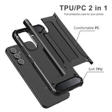 Husa de protectie Techsuit Hybrid Armor compatibil cu Samsung Galaxy S25 Edge, Negru