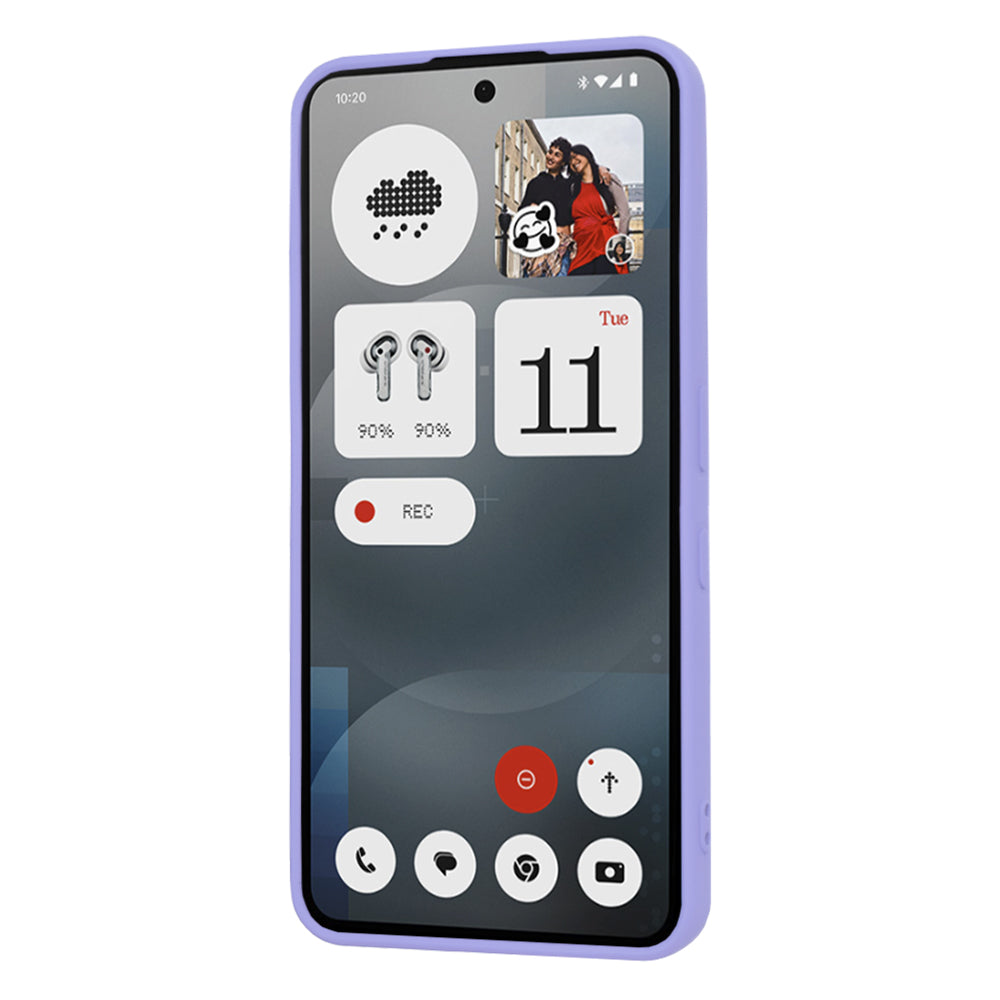 Husa de protectie Techsuit SoftFlex compatibil cu Nothing Phone (3a), Mov Deschis