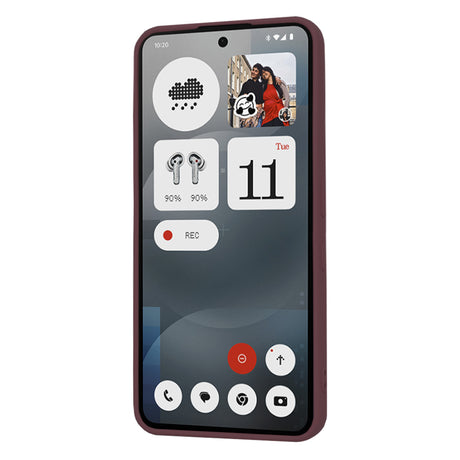 Husa de protectie Techsuit SoftFlex compatibil cu Nothing Phone (3a), Plum Red