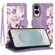 Husa de protectie Techsuit FlipCraft compatibil cu Samsung Galaxy S25 Edge, Mysterious Purple