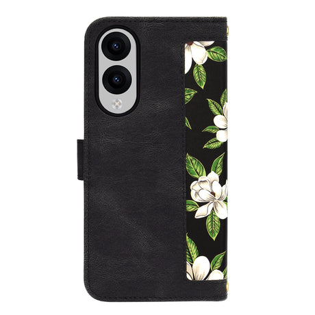 Husa de protectie Techsuit FlipCraft compatibil cu Samsung Galaxy S25 Edge, Flowers of the Dawn