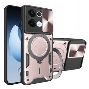 Husa de protectie Techsuit CamGuard Pro compatibil cu Oppo Reno13, Roz Auriu