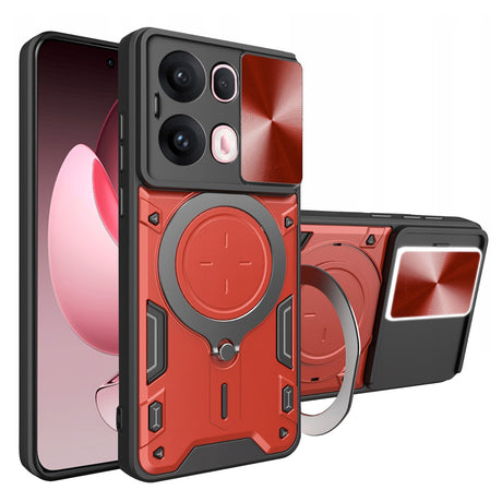 Husa de protectie Techsuit CamGuard Pro compatibil cu Oppo Reno13 Pro, Rosu