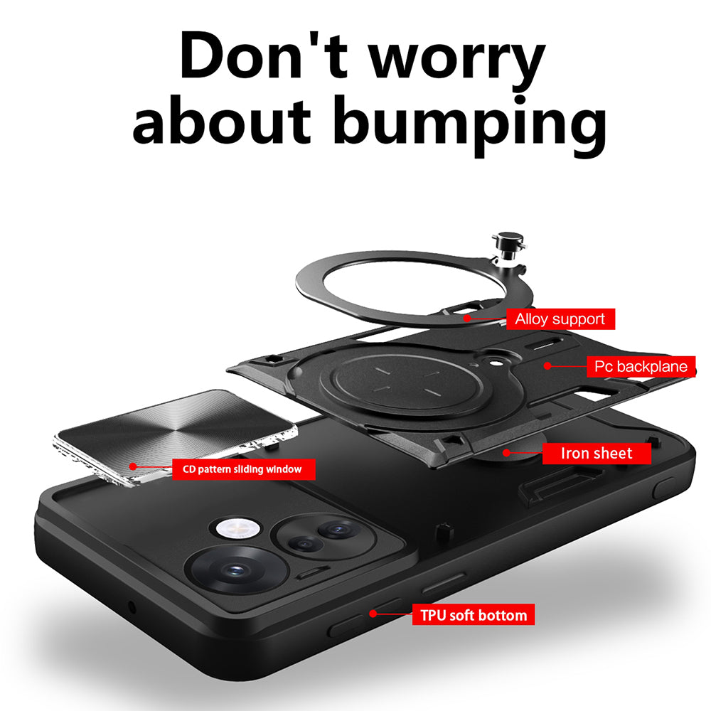 Husa de protectie Techsuit CamGuard Pro compatibil cu Oppo Reno13 Pro, Albastru