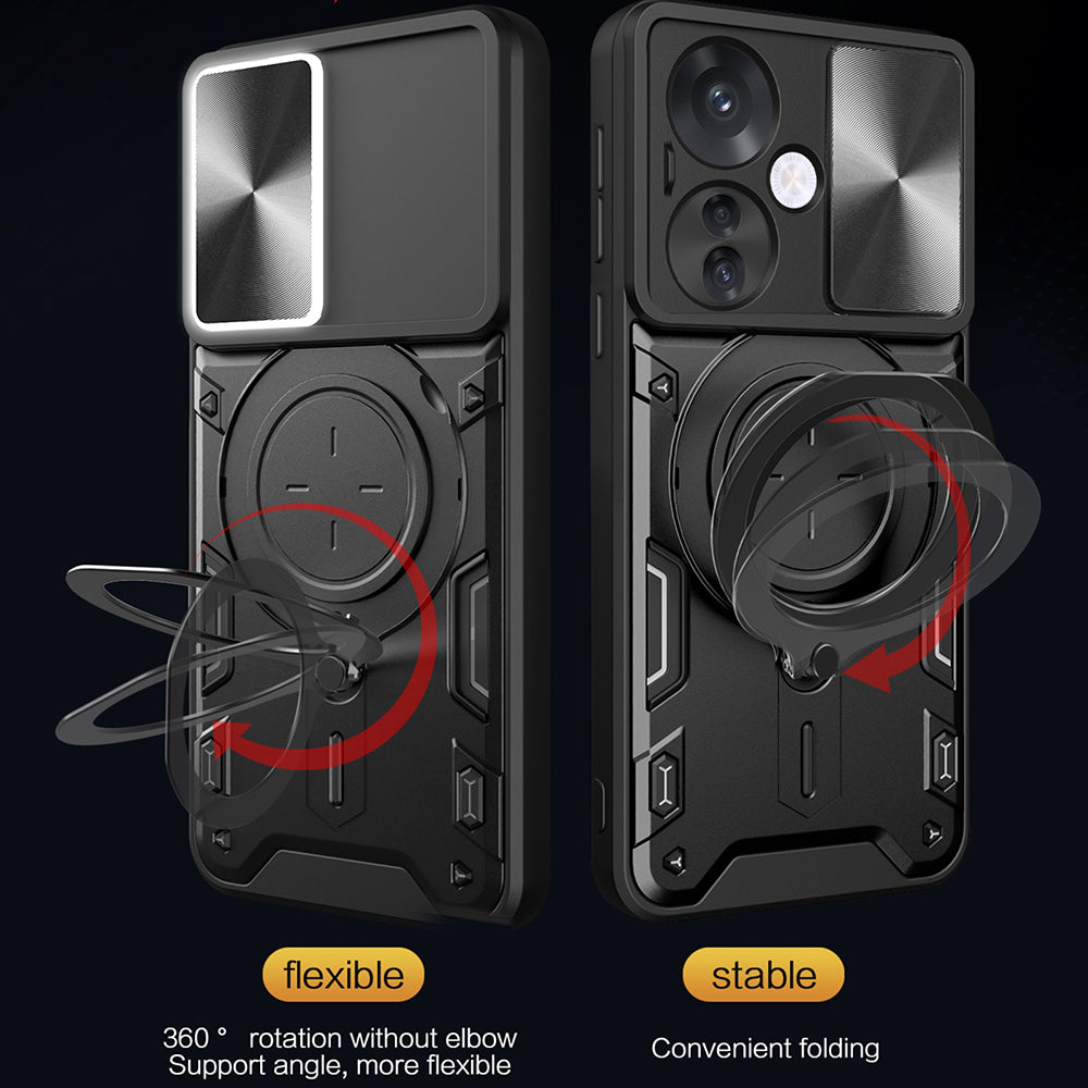Husa de protectie Techsuit CamGuard Pro compatibil cu Oppo Reno13 Pro, Albastru