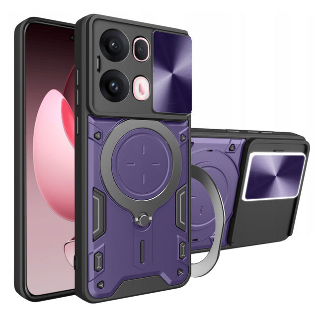 Husa de protectie Techsuit CamGuard Pro compatibil cu Oppo Reno13 Pro, Mov