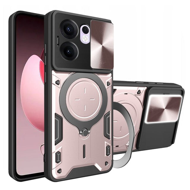 Husa de protectie Techsuit CamGuard Pro compatibil cu Oppo Reno13 F 4G / Reno13 F 5G / Reno13 FS 5G, Roz Auriu