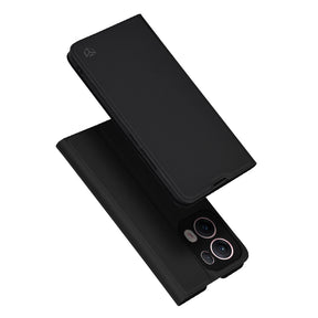 Husa de protectie Techsuit Magskin Book compatibil cu Oppo Reno13 Pro, Negru