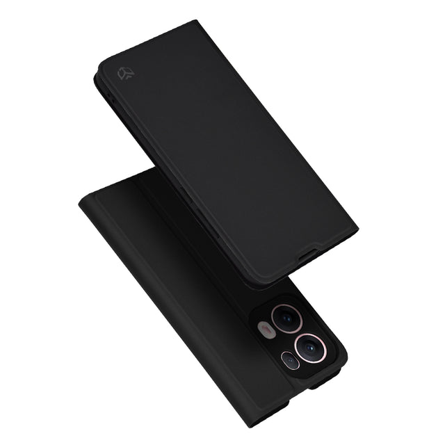 Husa de protectie Techsuit Magskin Book compatibil cu Oppo Reno13 Pro, Negru