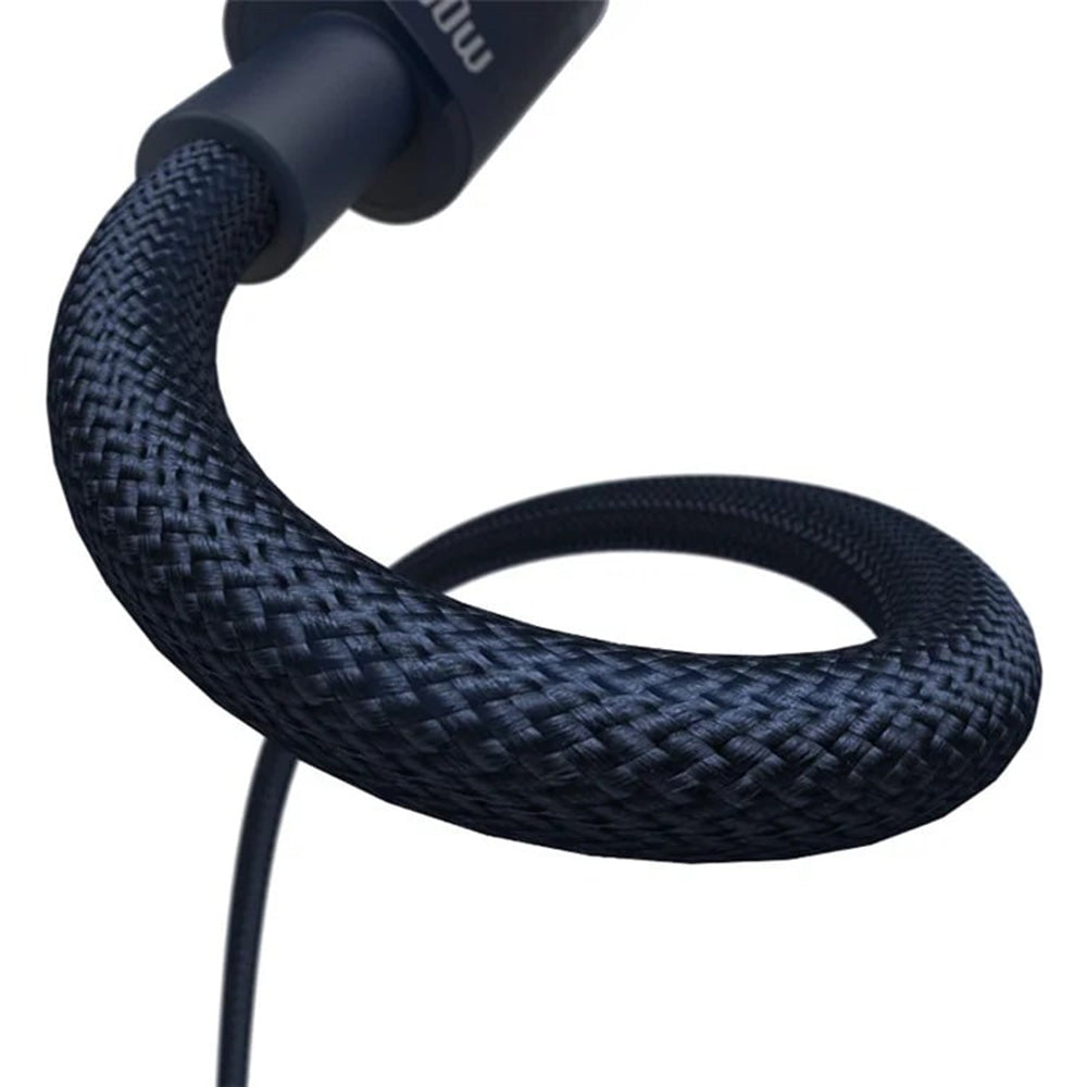 Cablu Baseus Explorer (P10319704321-00), Type-C, Fast Charge, 100W, with Auto Shutdown, Naylon, 1m, Deepsea Blue