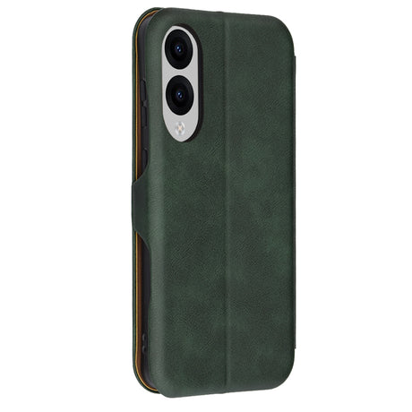 Husa de protectie Techsuit Safe Wallet Plus compatibil cu Samsung Galaxy S25 Edge, Verde