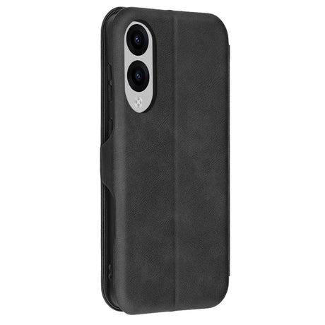 Husa de protectie Techsuit Safe Wallet Plus compatibil cu Samsung Galaxy S25 Edge, Negru