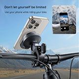 Suport Baseus Bike PrimeTrip Series (C40569001121-00), 2in1, Bike Mount, Ring Stand, Patented Snap-On, Negru Cosmic