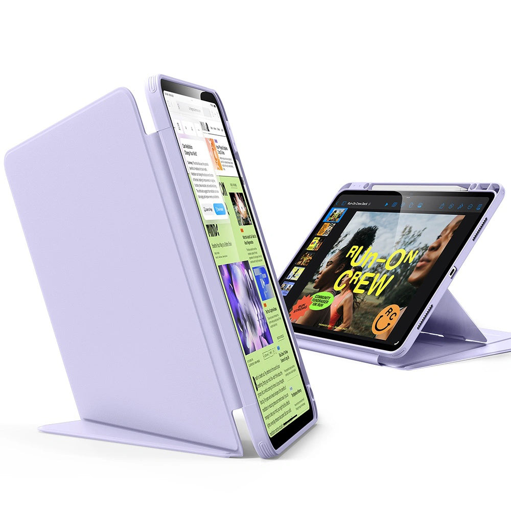 Husa de protectie tableta ESR Flip Hybrid (with Pencil Holder) compatibil cu iPad Air 4 (2020) / Air 5 (2022) / Air 11 (2024 / 2025 / 2026), Mov