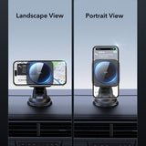 Suport ESR with Wireless Charging Qi2 HaloLock, with CryoBoost, MagSafe Compatible, 15W, for Dashboard, Negru