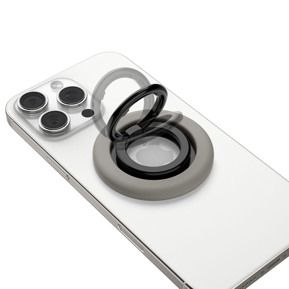 Suport Spigen Phone Ring Nano Pop MagSafe (AMP09032), Truffle Grey