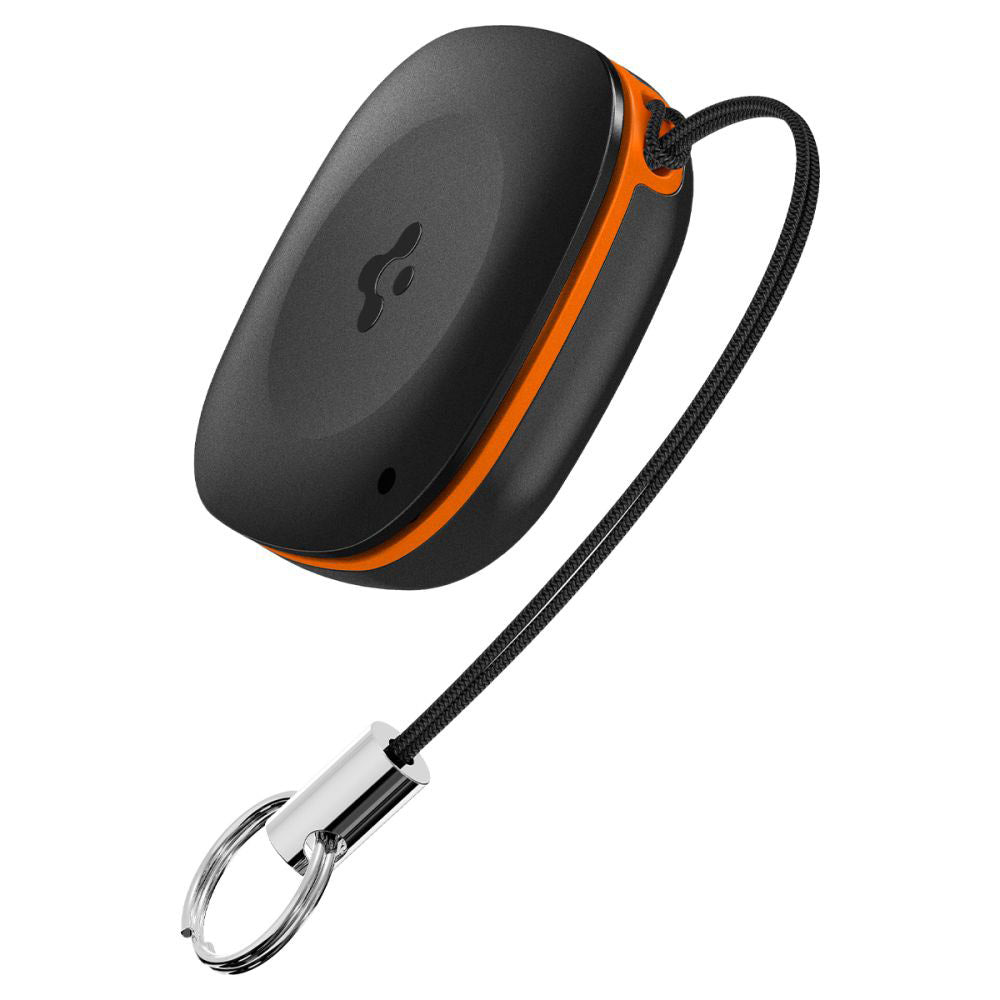 Gadget Spigen Bluetooth Tracker TagMe (AHP07580), for iPhone, Compatible with Apple Find My, Anti-Loss, Built-in Strap and O-ring, Negru
