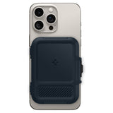 Suport Spigen Magnetic Card Lock Fit MagSafe (AFA08526), Universal, for Card / Cash, Metal Slate
