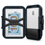 Suport Spigen Magnetic Card Lock Fit MagSafe (AFA08526), Universal, for Card / Cash, Metal Slate